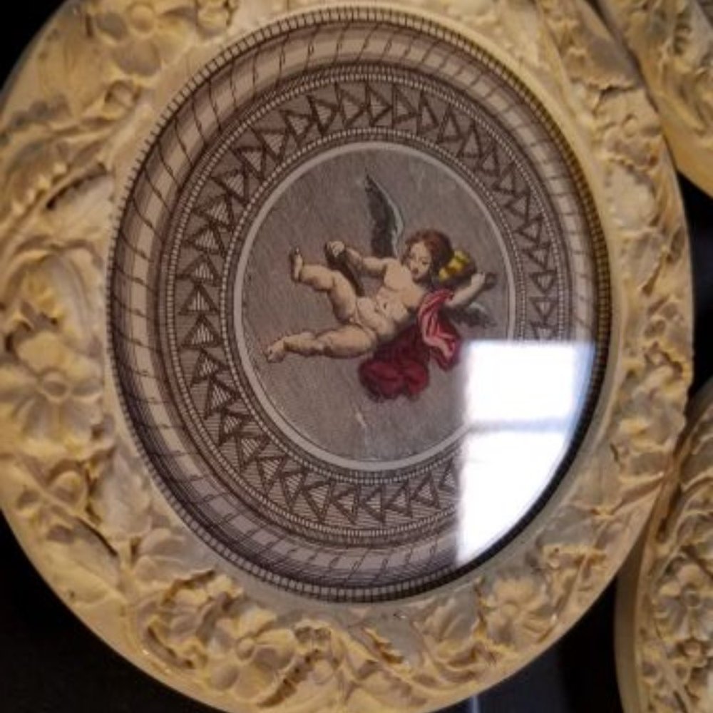 COPY - 5 cherub wall hangings - Picture 2 of 9